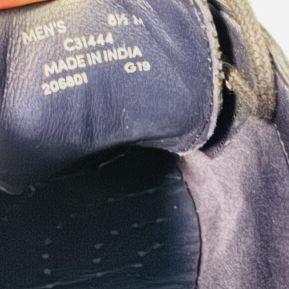 Cole Haan Shoes Mens 8.5 Black Leather Grand 360 Wingtip Oxford Brogue Dress - Picture 11 of 12